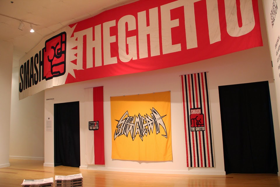 Democracia, "Smash The Ghetto", Installation view, 2014, Station Museum of Contemporary Art